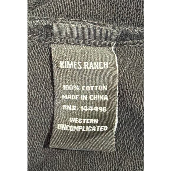 Kimes Ranch Fast Talker Hoodie Sweatshirt Black Burgandy Medium - Picture 10 of 11